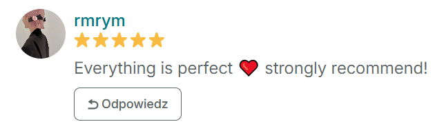 Verified Obscura Cult customer review